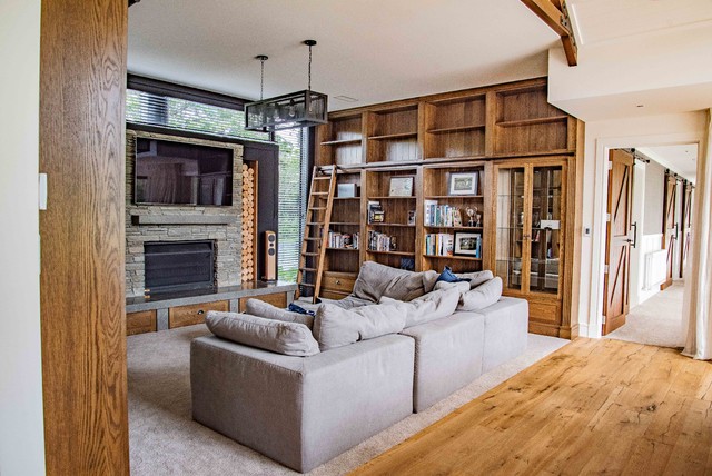 Book Shelf Library Setting trendy-spisestue