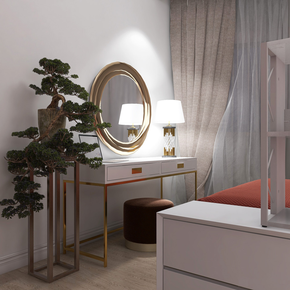 Вид с дивана - зона приема гостей.