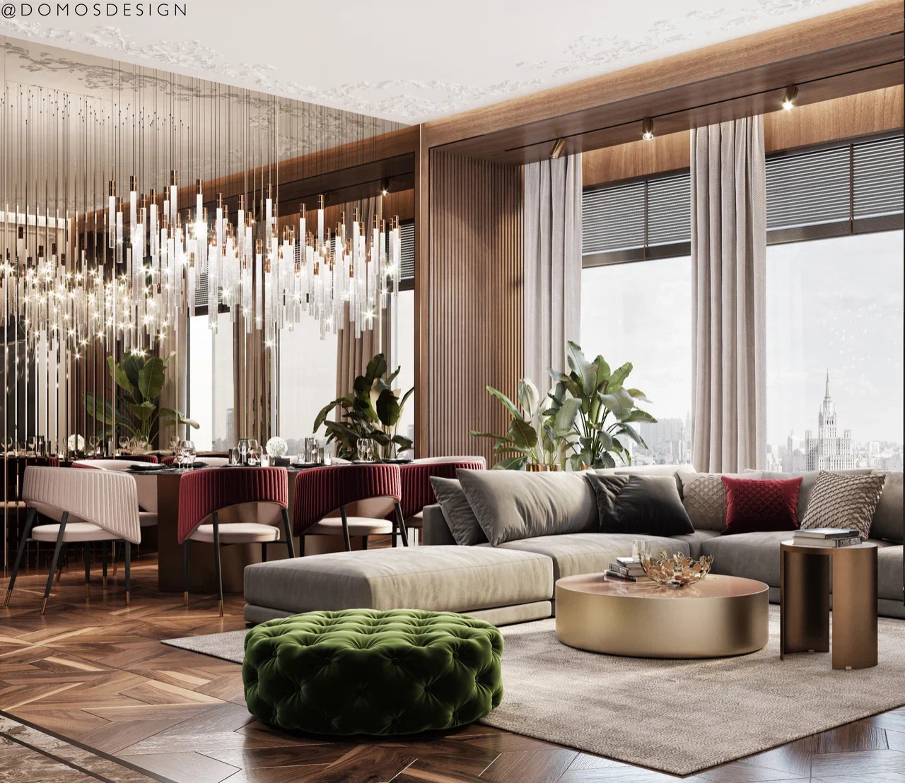 Проект квартиры в ЖК "Небо" 220 кв.м