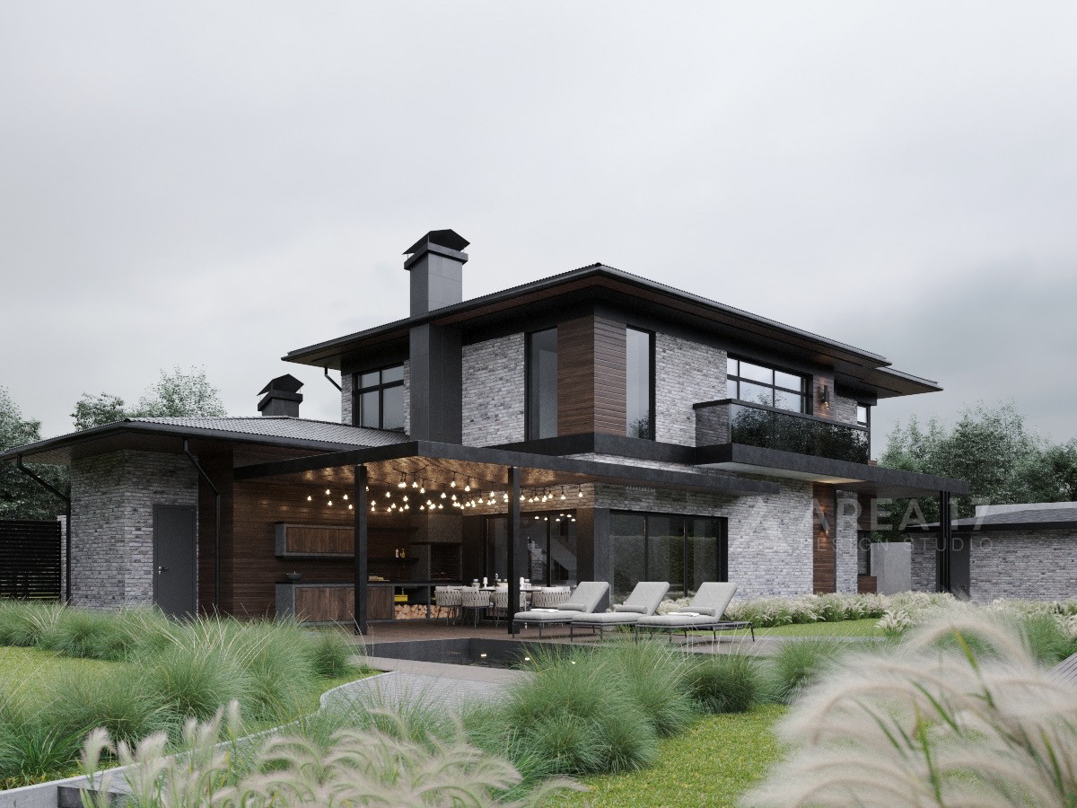 Эскизный проект дома, Весенняя