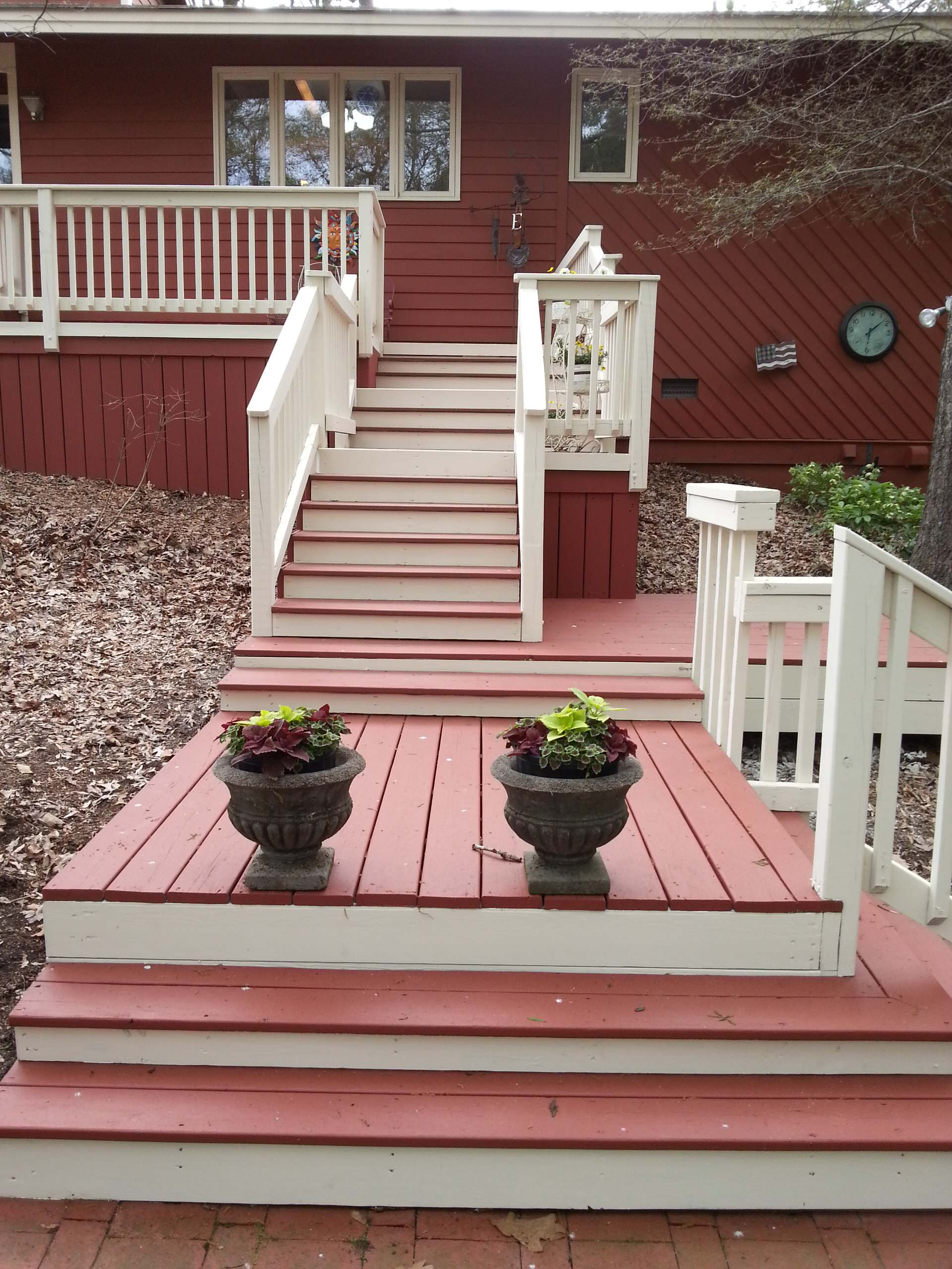 dual level decks on Two Tone Decking Houzz