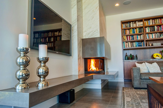 Caribeth contemporary-living-room