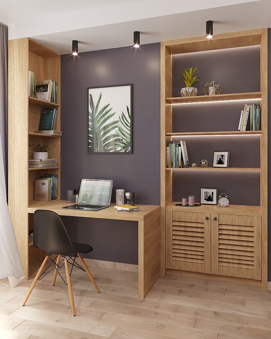 Дизайн-проект интерьера квартиры в г.Владивостоке ЖК "Алые паруса"