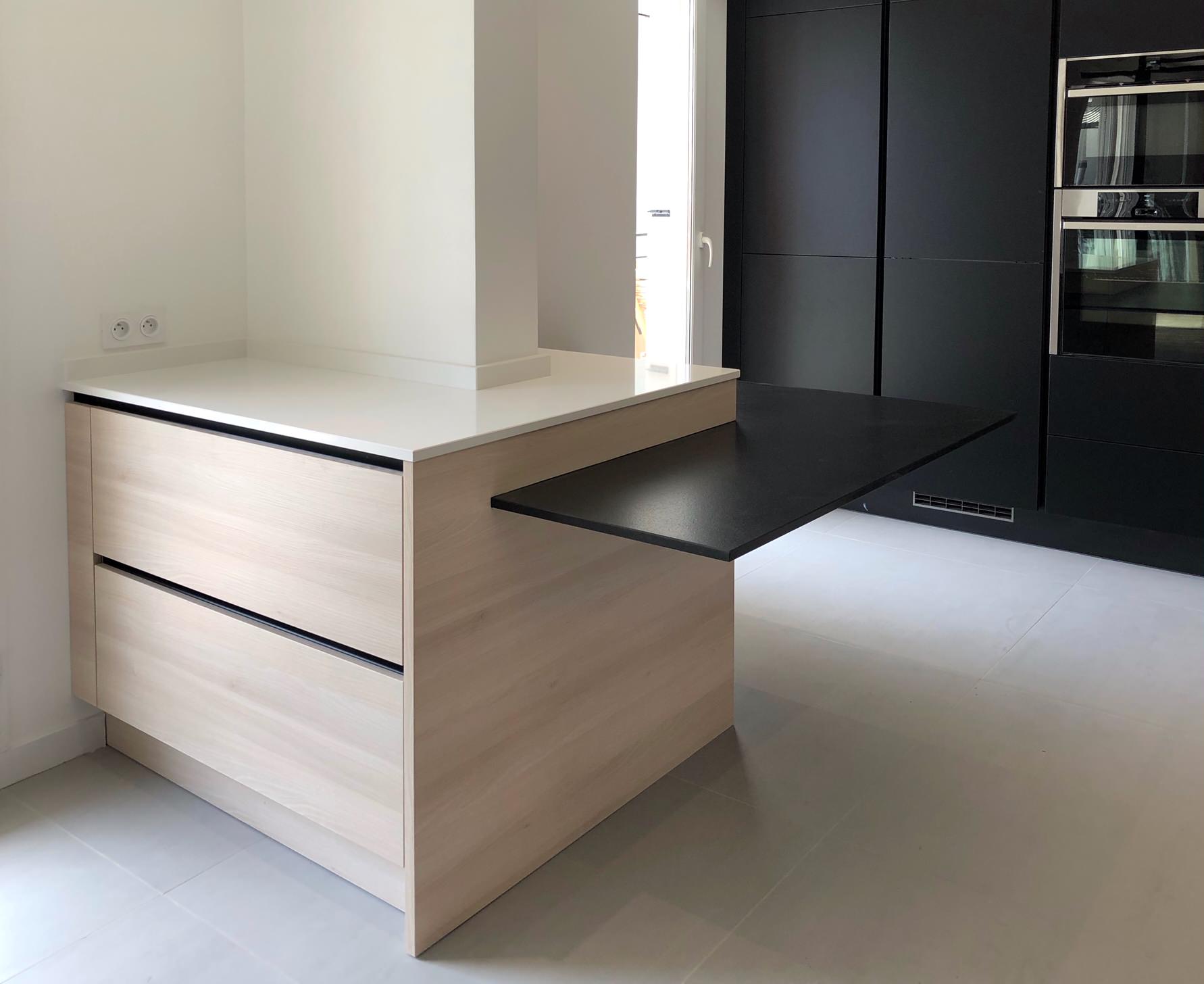 Réunion de deux appartements à Courbevoie