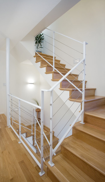 Sauvie Island Floating Home modern-treppen