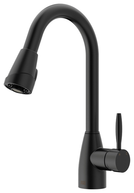 Vigo Pull Out Spray Kitchen Faucet Contemporary Kitchen