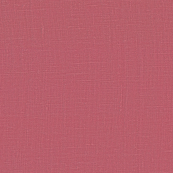 Dark Pink Lightweight Linen Fabric