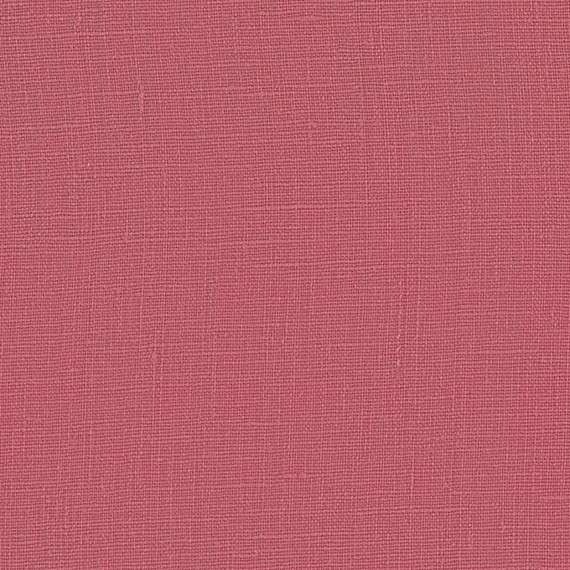 Dark Pink Lightweight Linen Fabric