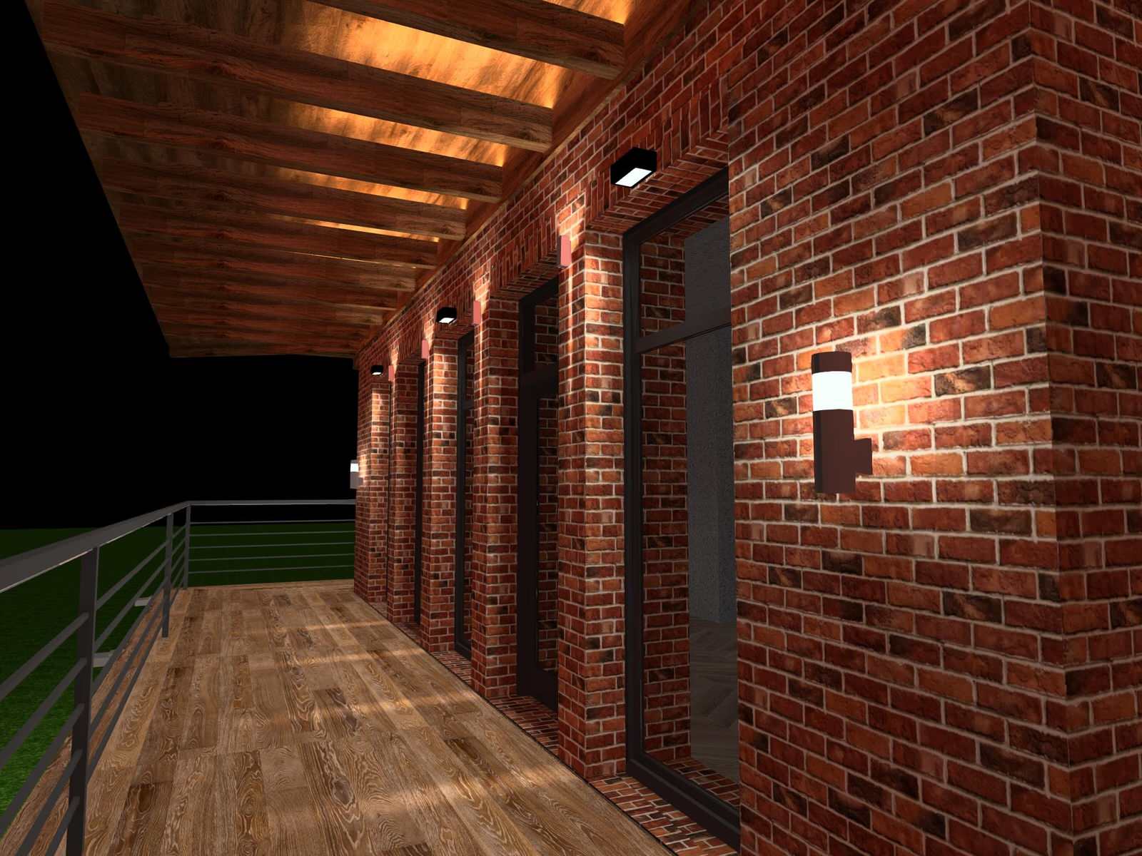 Освещение загородного дома