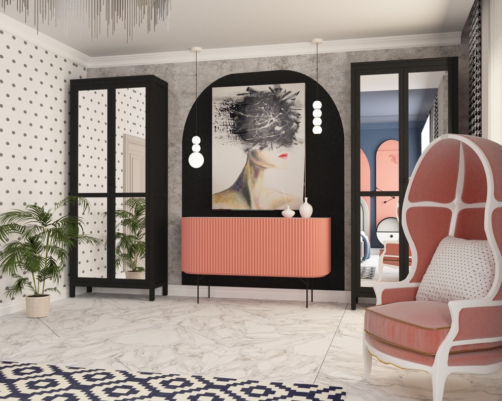 Эксцентричная спальня для молодой творческой девушки