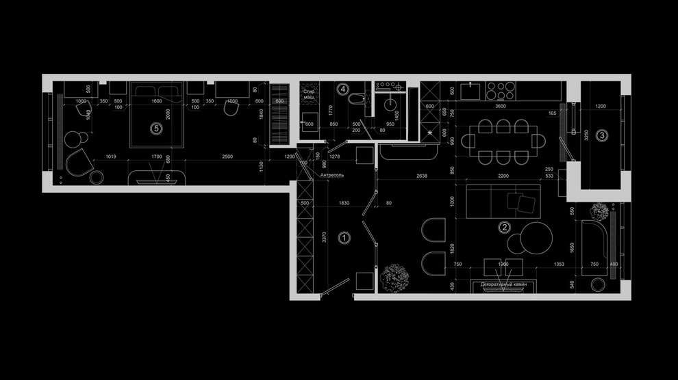 Apartment in classical style