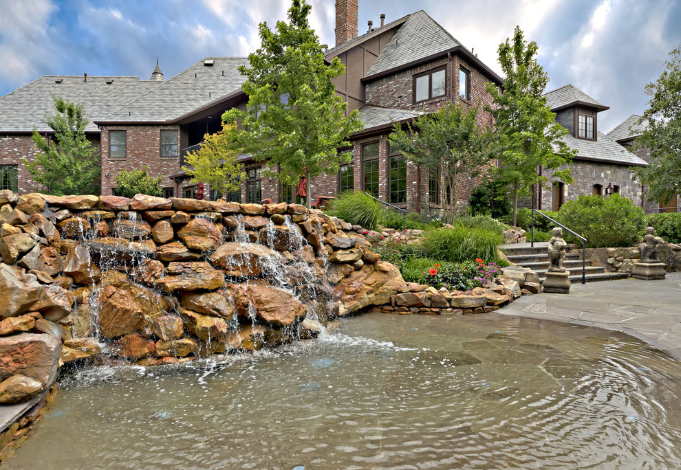 Design ideas for an eclectic natural pool in Dallas.
