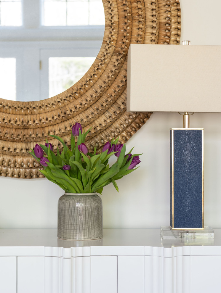 Inspiration for a transitional hallway remodel in Boston
