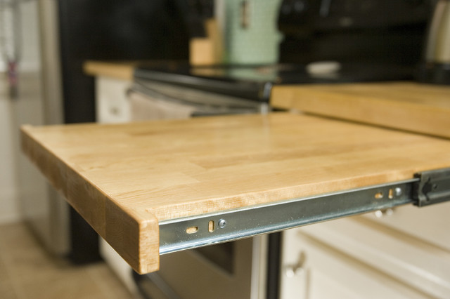 retractable kitchen table top