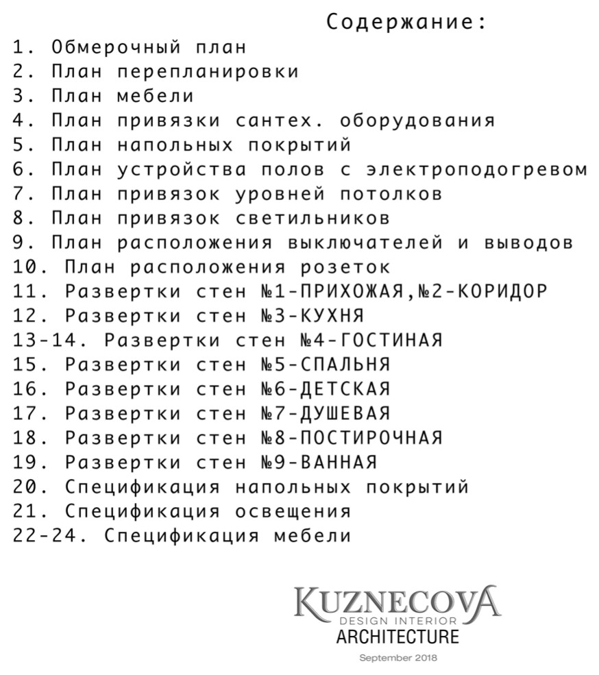 Дизайн проект квартиры 84 кв.м.