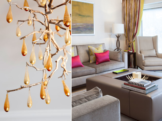 Surrey Residence contemporary-vardagsrum