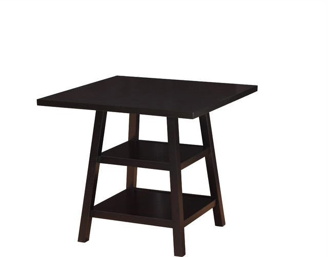 Cullman Counter Height Dining Table With Storage Shelves