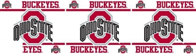 NCAA Ohio State Buckeyes Self Stick Wall Border - Contemporary