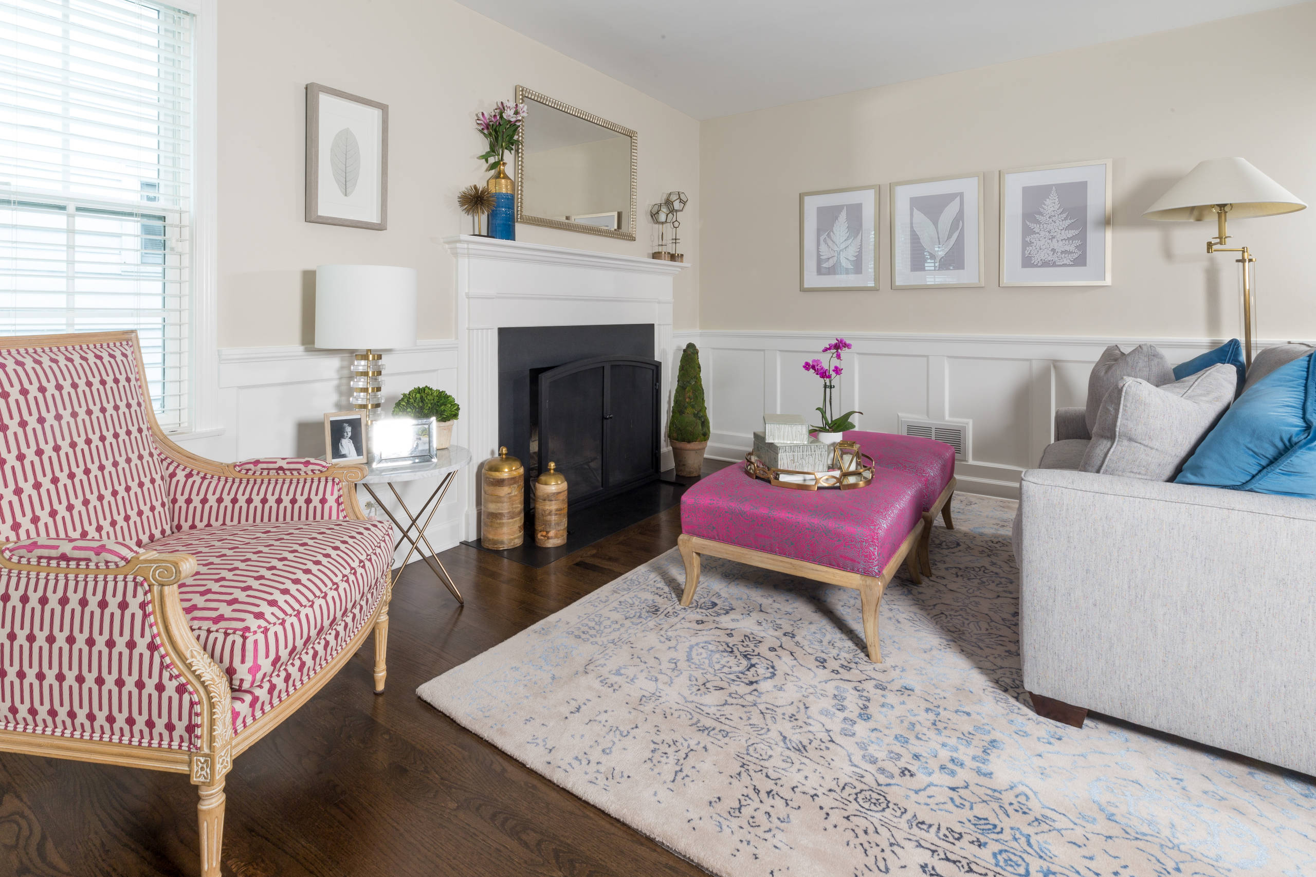 Transitional Living Room