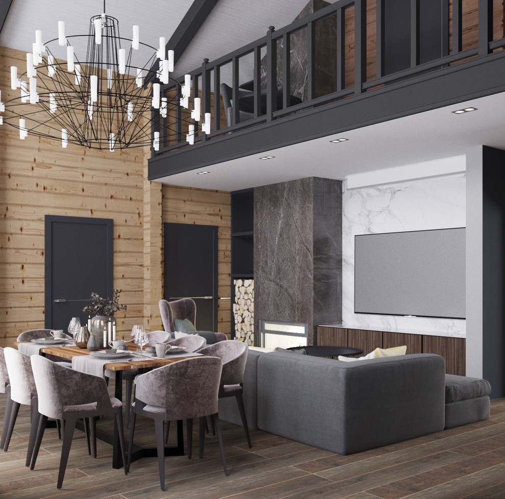 Дизайн-проект загородного дома из бруса