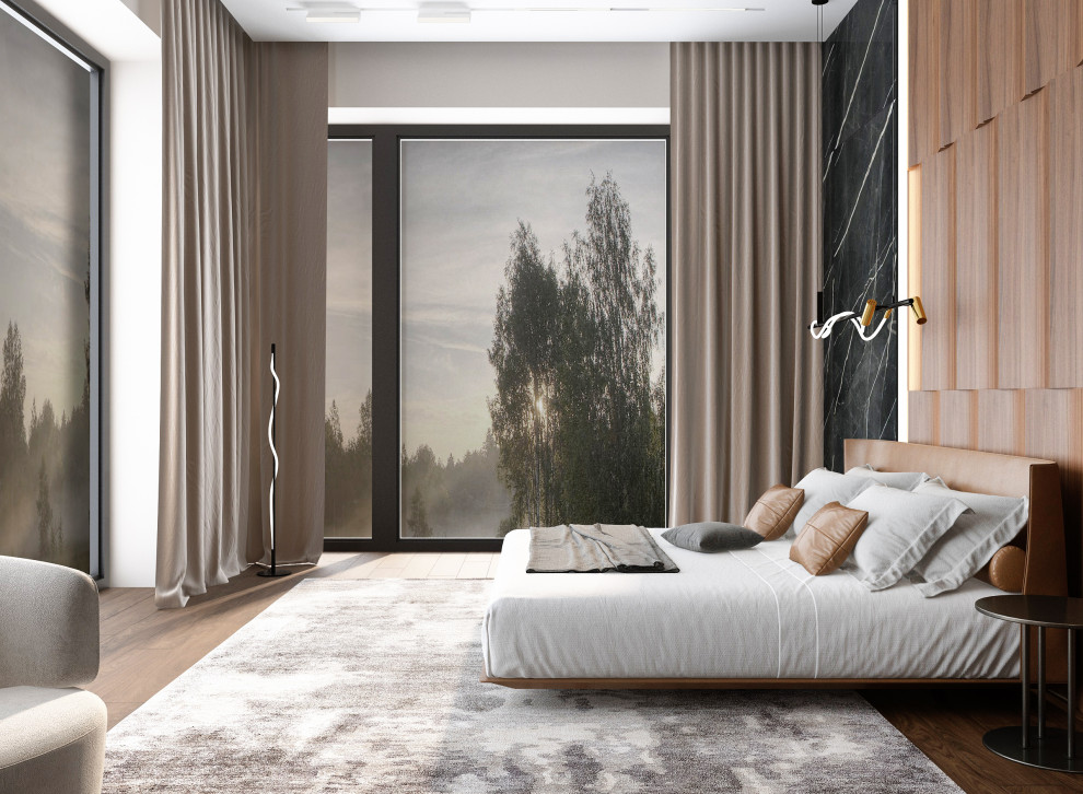 Мастер - спальня в загородном доме г. Москва