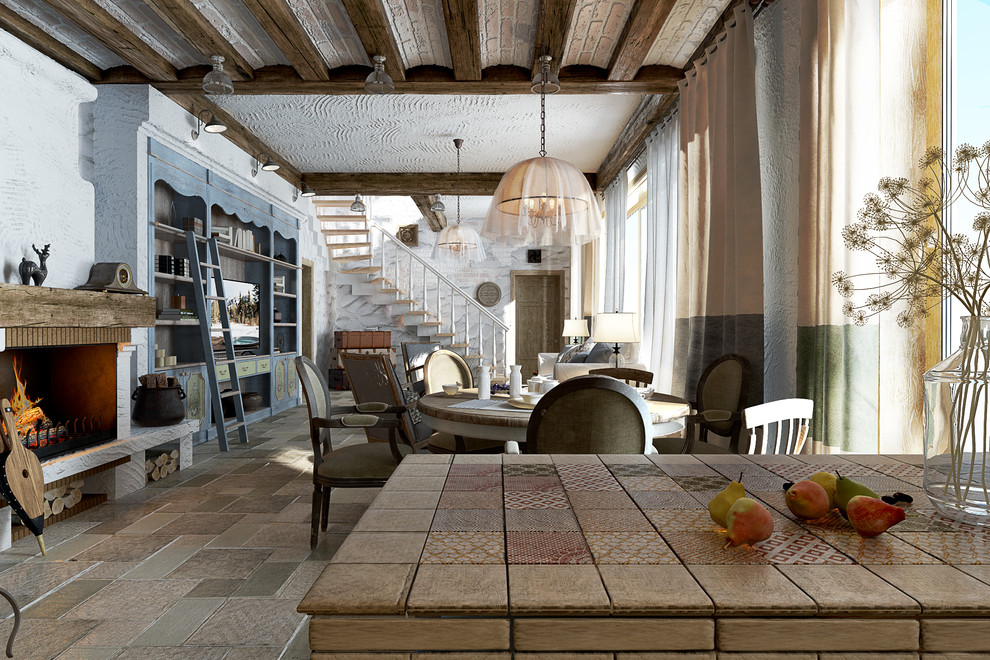 Загородный дом с печкой