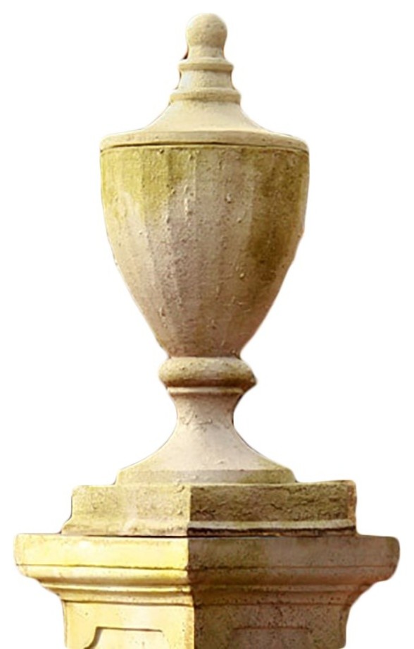 Marco Finial Planter, Garden Planters Farmhouse Garden Statues And