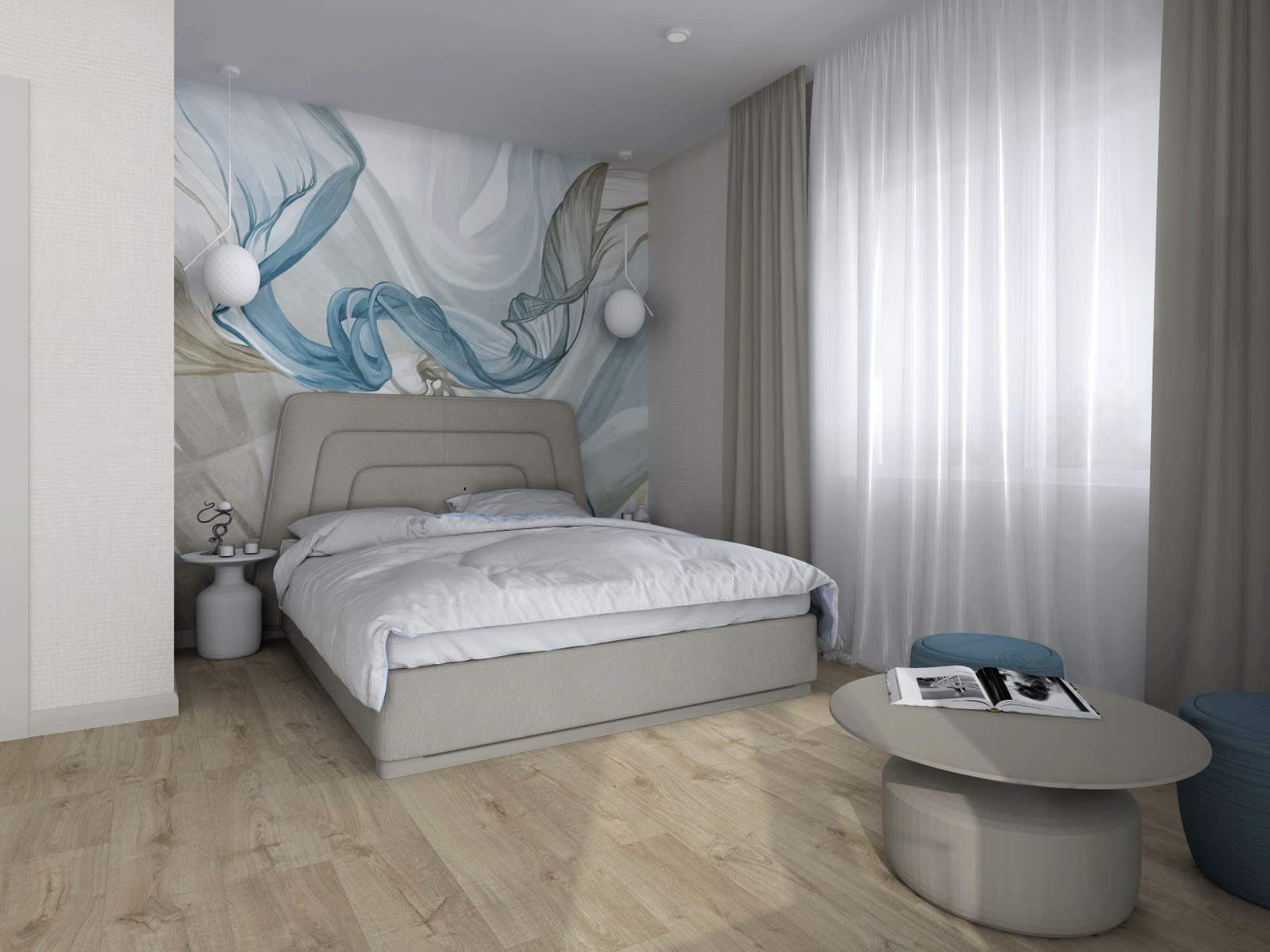 КП Лебединский, пос. Сокол, Жилые комнаты 62 м2 в загородном доме