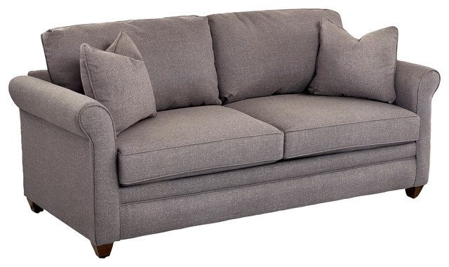 Klaussner Furniture Dalton Queen-Size Sleeper Sofa, Gray