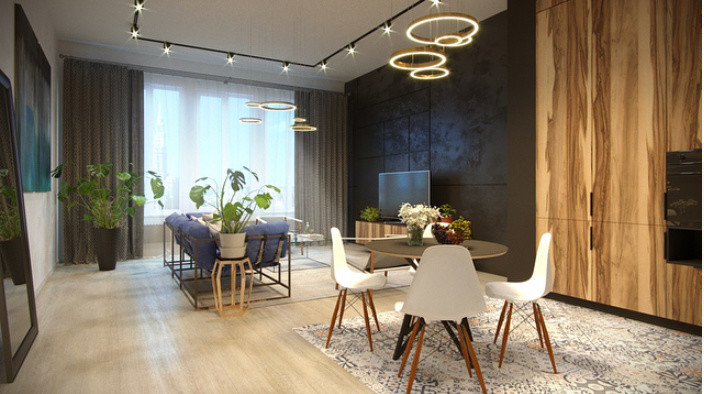 Интерьуры в стиле лофт