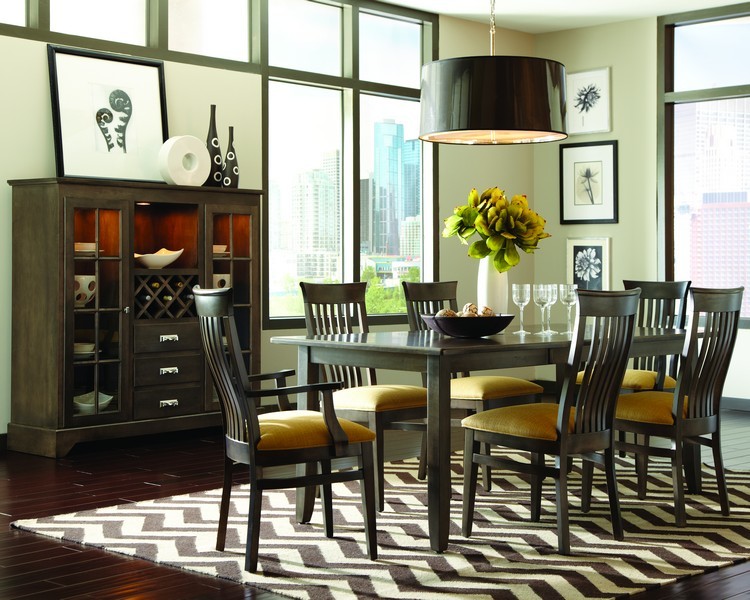 Transitional kitchen/dining room combo photo in Boston