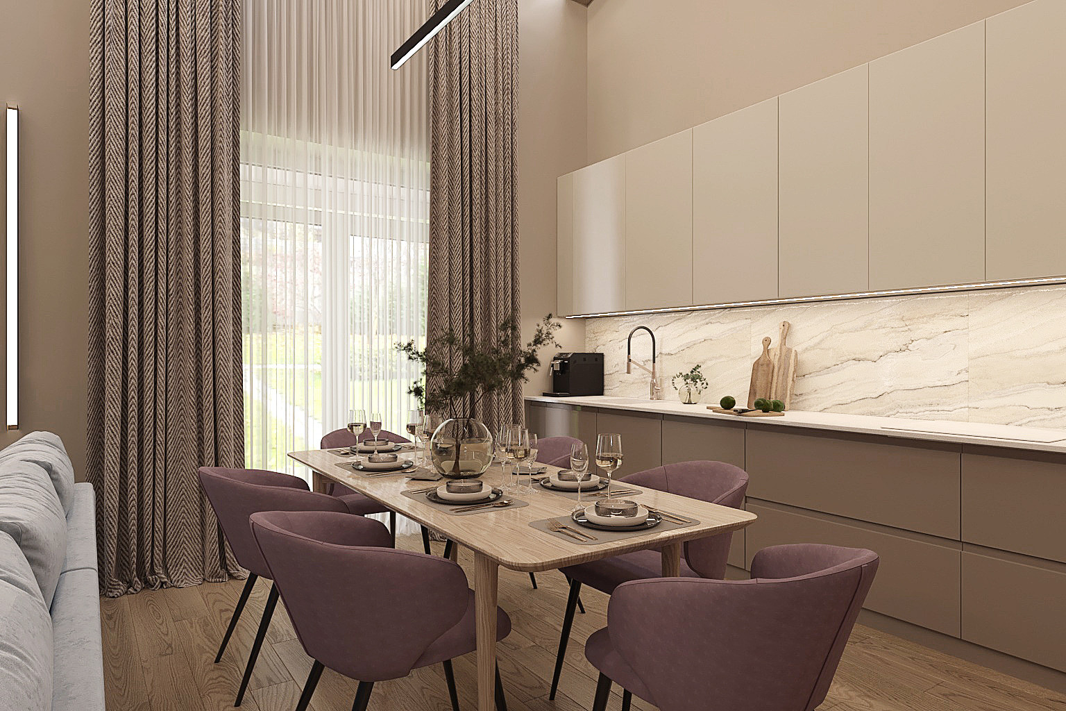 дизайн дома в светлых тонах