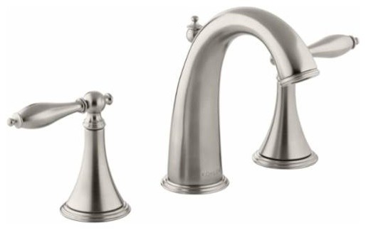 Kohler K 310 4m Finial Traditional Widespread Bathroom Faucet With
