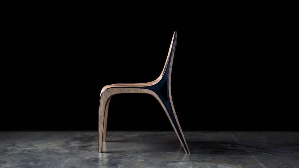 Sculptural Wooden Chair Design in London