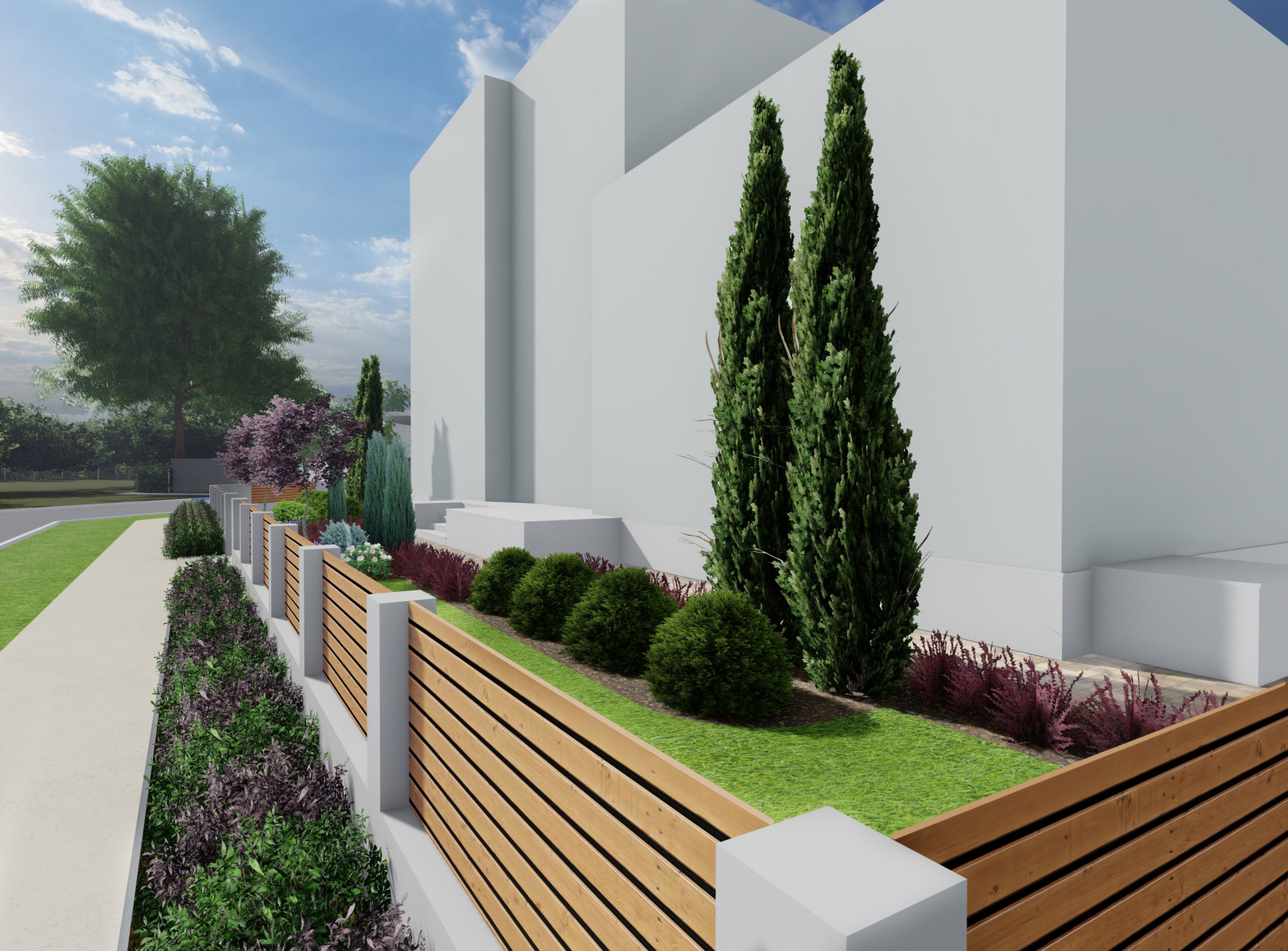 Ландшафтный дизайн в п. Лебяжья поляна