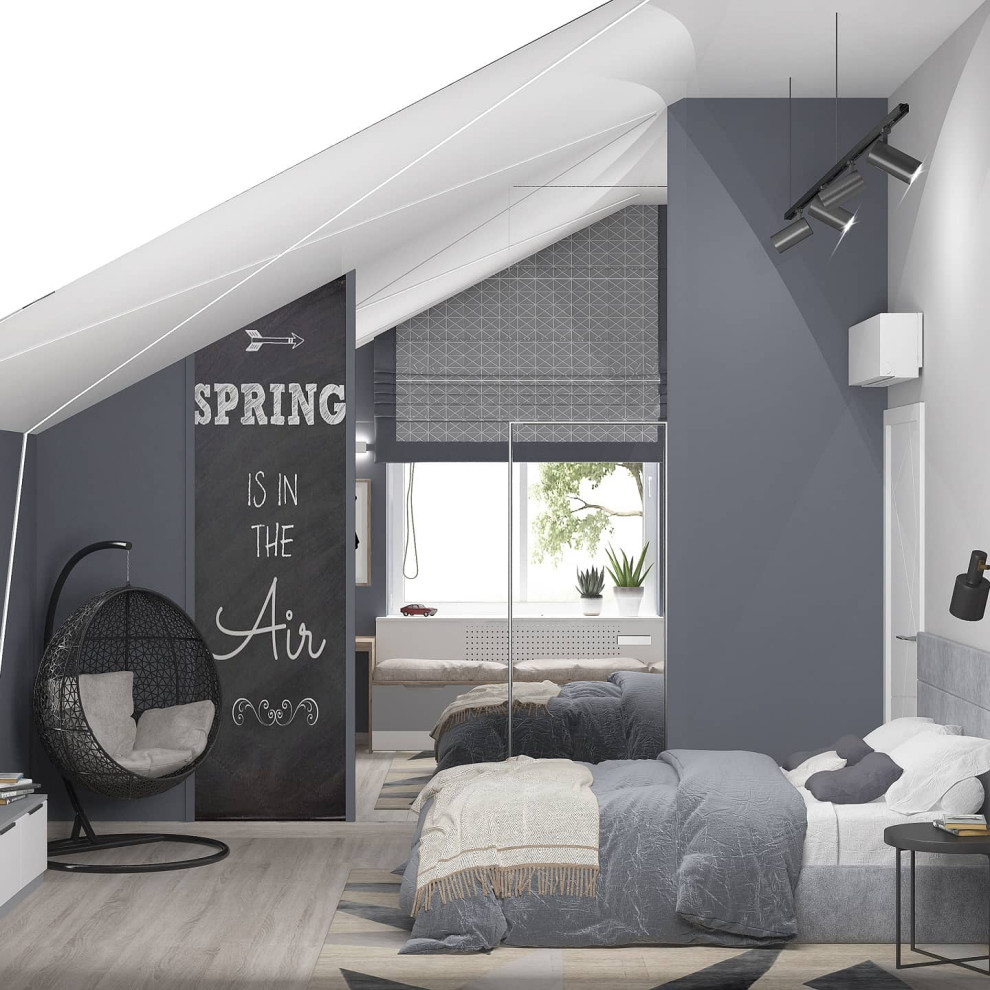 Детская комната для подростка в загородном доме