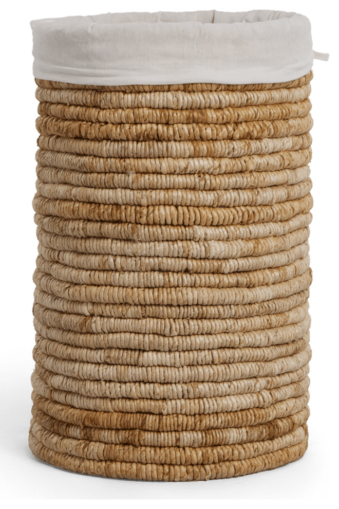 Round Woven Abaca Laundry Basket | dBodhi Caterpillar Ambang