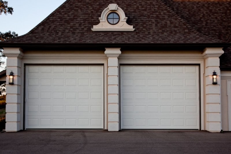 Garage - mid-sized two-car garage idea