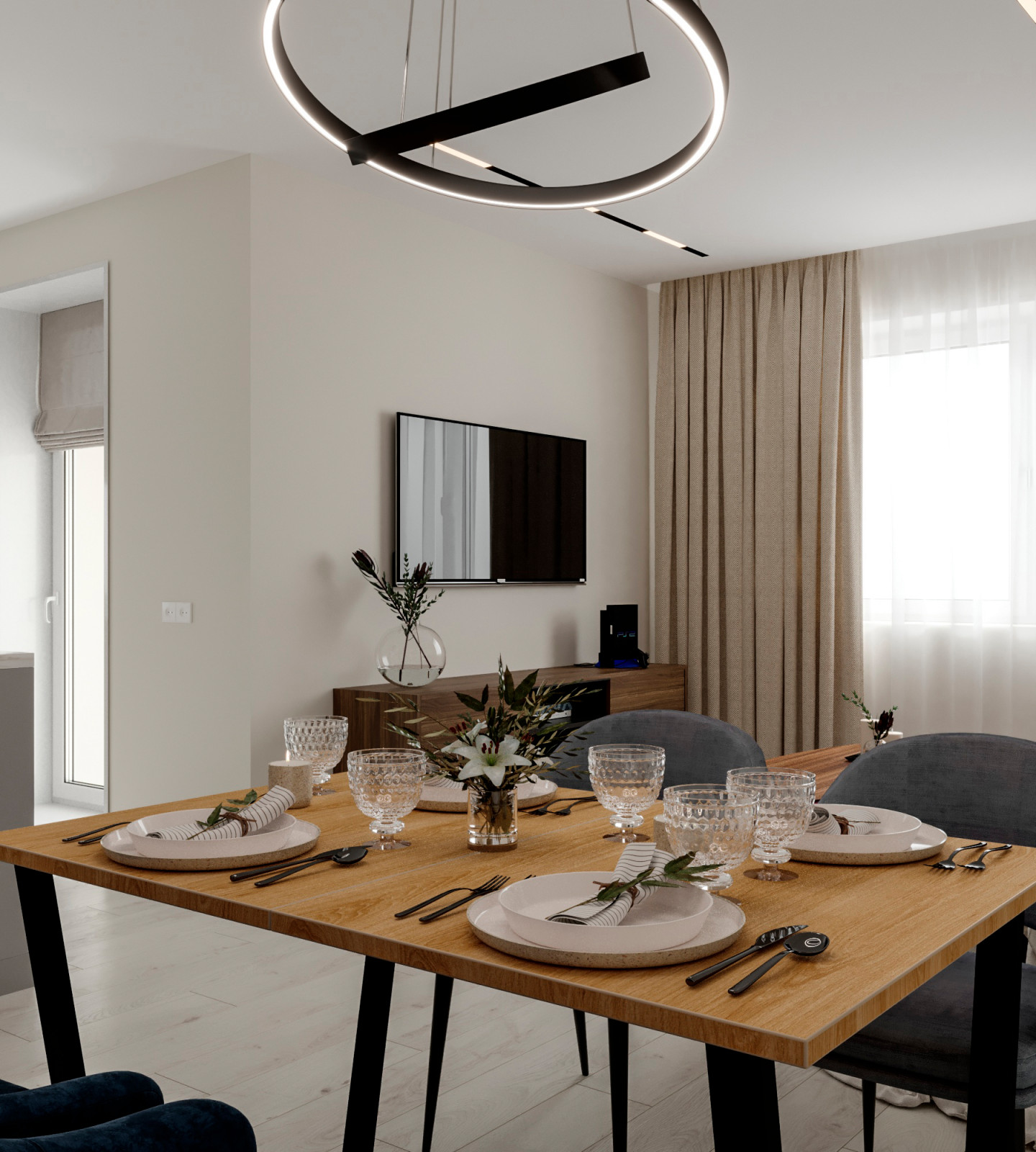 Четырехкомнатная квартира в Мегаполисе