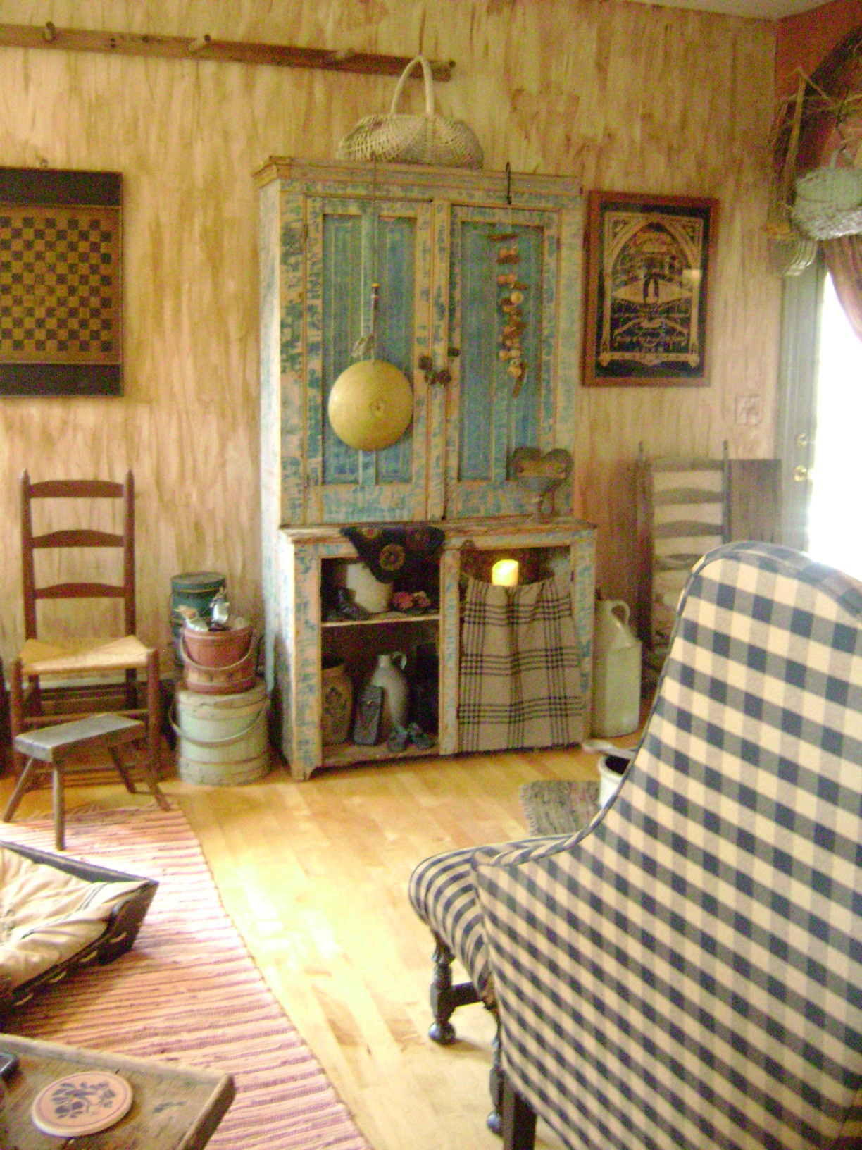 primitive country living room ideas