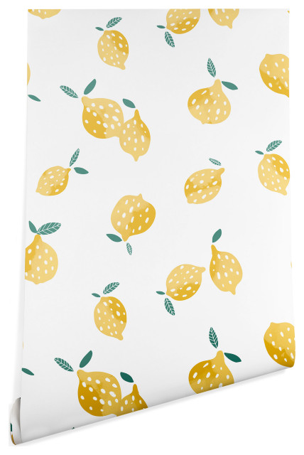 Deny Designs Wonder Forest Lots Of Lemons Wallpaper