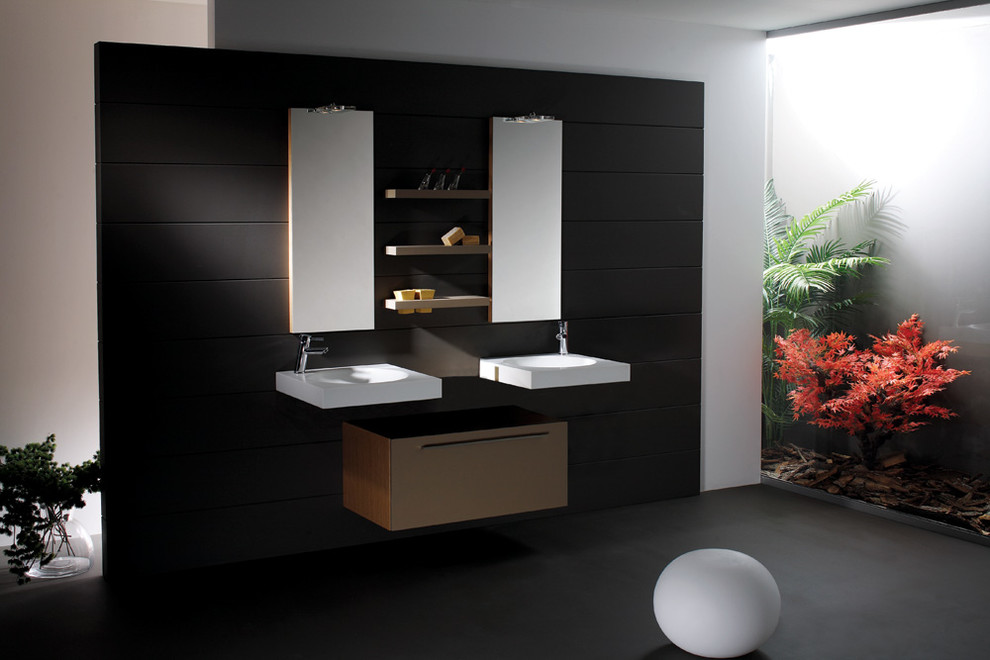 Home design - contemporary home design idea in Miami
