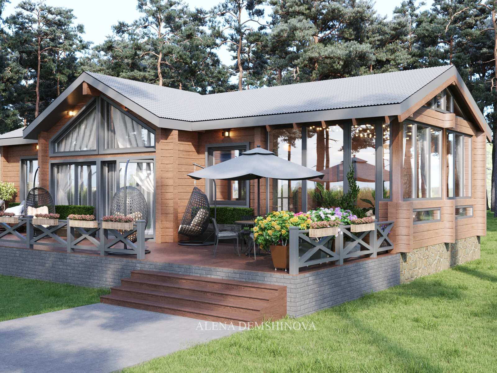 Дом в Пушкинском лесу