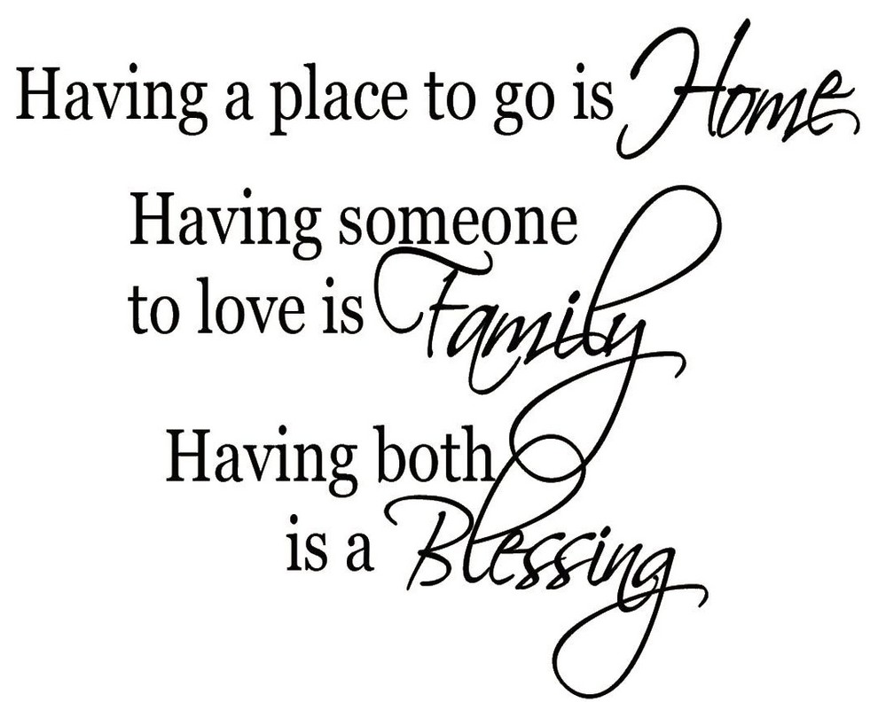 VWAQ Having a Place to go is Home, Having Someone to Love is Family ...