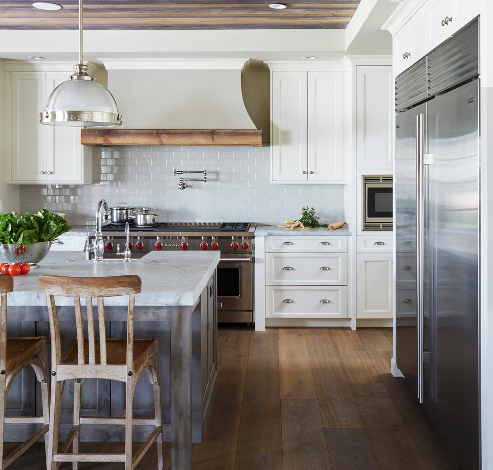 Inspiration for a transitional kitchen remodel in Chicago