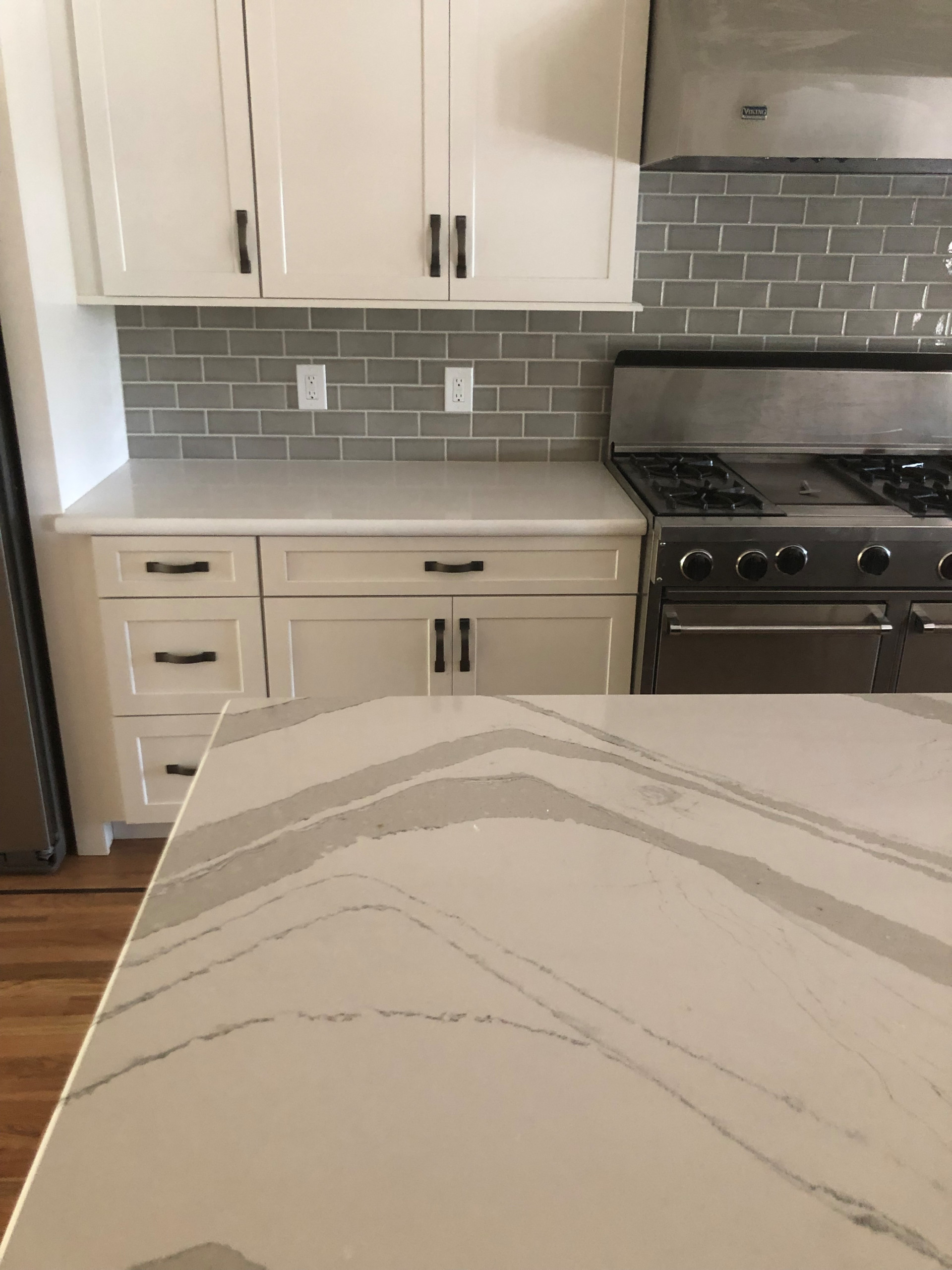 Gray and White Modern Kitchen