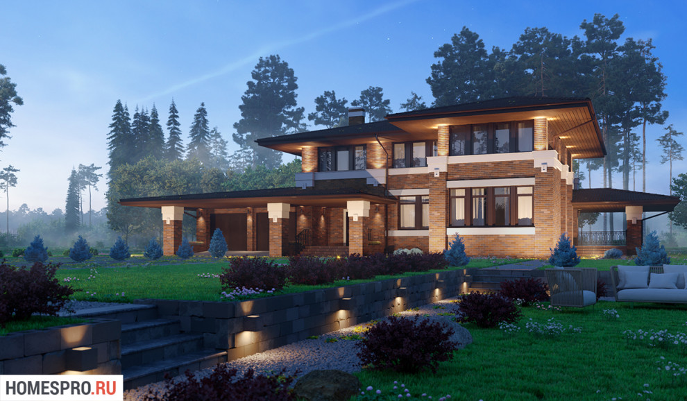 Проект загородного дома в баварском стиле
