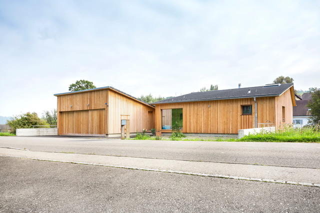Haus Buhwil contemporaneo-facciata