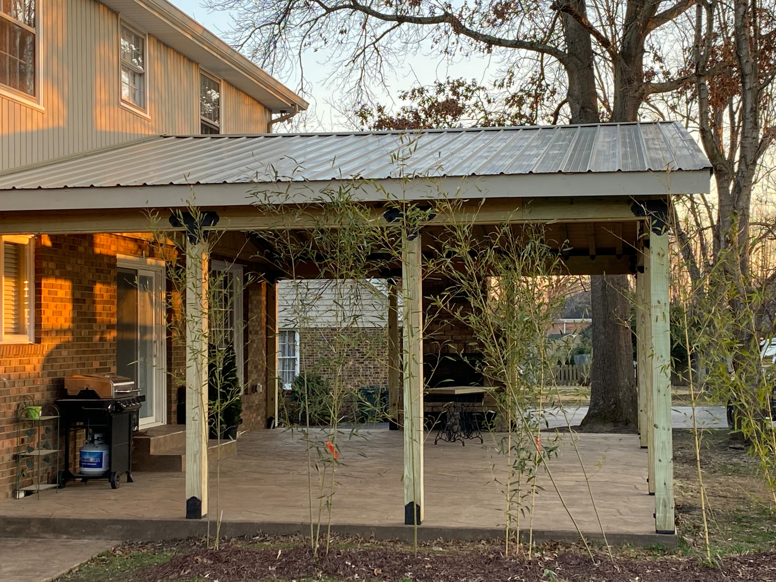 Gable Covered Patio