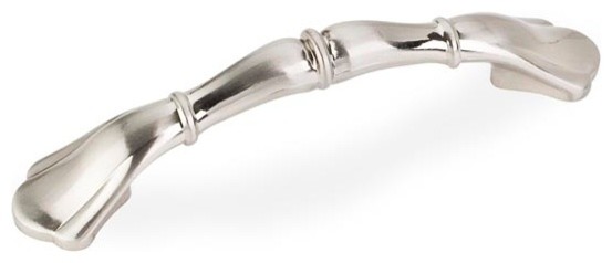 Elements Gatsby Footed 3" Handle Pull - Satin Nickel